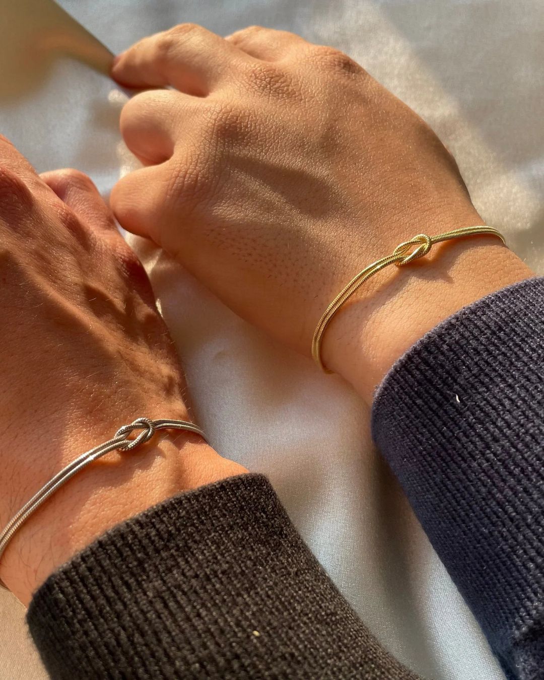 Evora Sonsuza Dek Çift-Arkadaş Düğüm Bilekliği